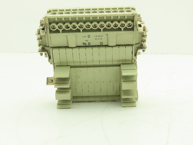 Harting Han 24 E-M 24-Pin Cable Connector Plug Set 16 Amp 600V Lot of 5