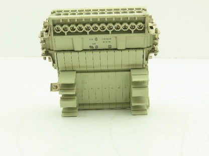 Harting Han 24 E-M 24-Pin Cable Connector Plug Set 16 Amp 600V Lot of 5