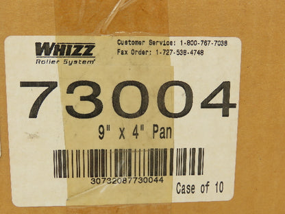 Whizz 73004  9"x 4" Solvent Resistant Clear Paint Tray Roller Pan  Lot of 140