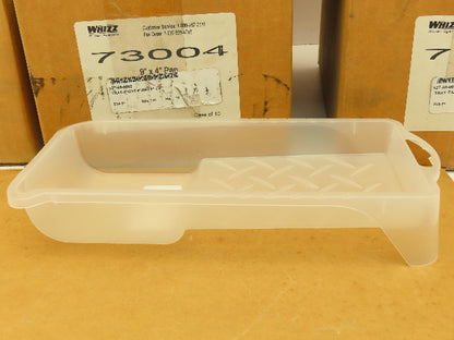 Whizz 73004  9"x 4" Solvent Resistant Clear Paint Tray Roller Pan  Lot of 140