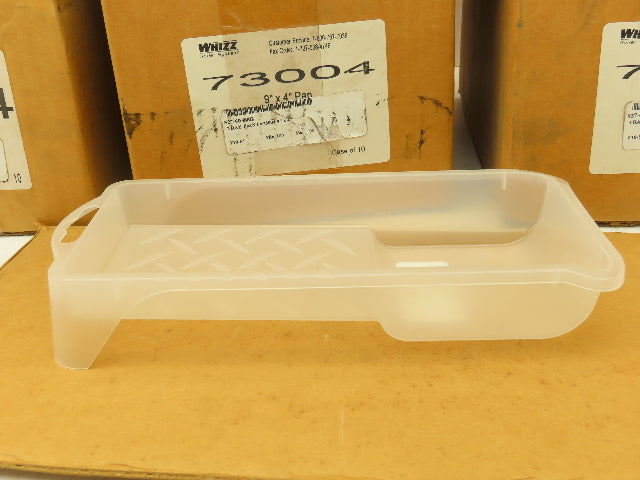 Whizz 73004  9"x 4" Solvent Resistant Clear Paint Tray Roller Pan  Lot of 140