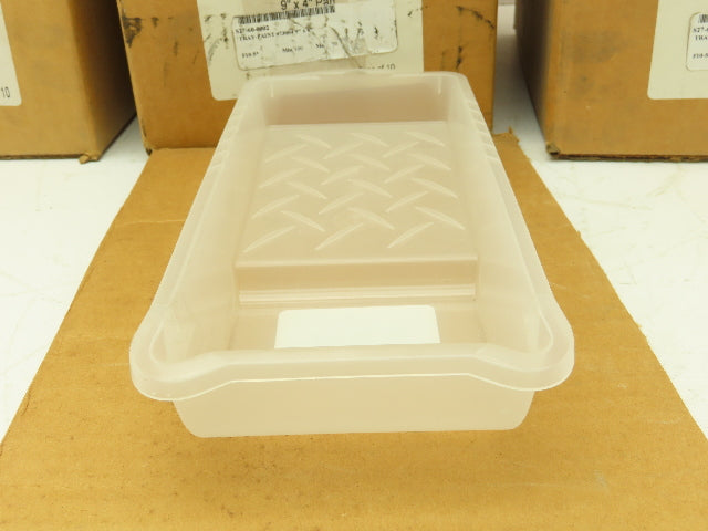 Whizz 73004  9"x 4" Solvent Resistant Clear Paint Tray Roller Pan  Lot of 140