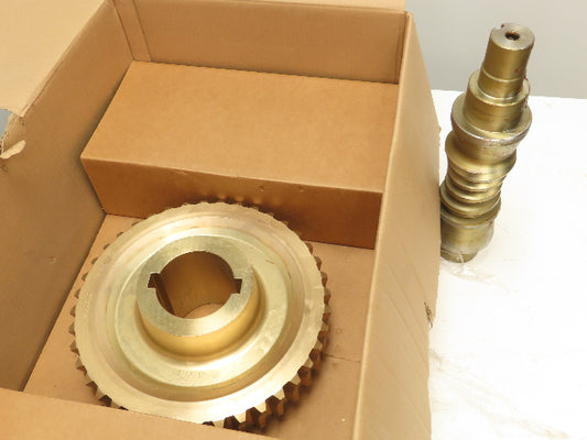 MC 80-27/300-40 Cone Drive Worm Gearbox Rebuild Brass Sprocket #80-270/300-40