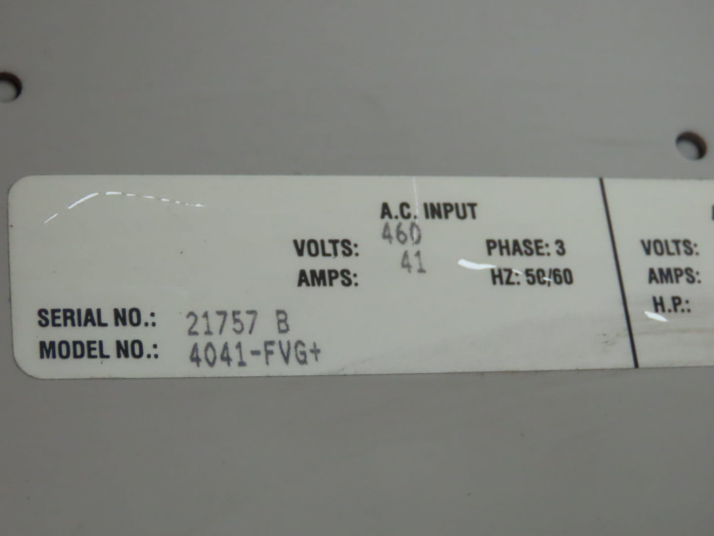 P&H 4041-FVG+ Magnetek Smart Torque Crane Drive 460V 3Ph 41A