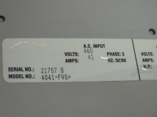 P&H 4041-FVG+ Magnetek Smart Torque Crane Drive 460V 3Ph 41A