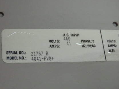 P&H 4041-FVG+ Magnetek Smart Torque Crane Drive 460V 3Ph 41A