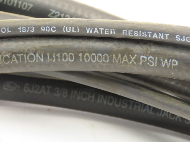 HK Porter W119581 Hydraulic Hose Remote Control Wire 3/8"x 20'L 10000 PSI