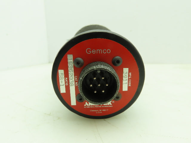 Ametek 19862038 Gemco Resolver 58:1 Ratio Gear Head Encoder