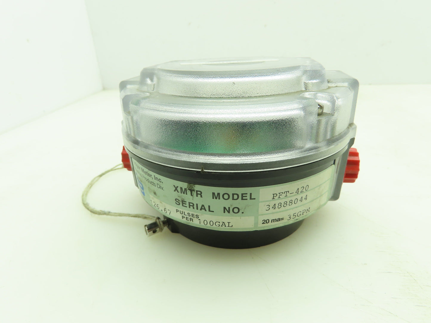 Badger Meter PFT420 Pulse Meter 35 GPM Flow Monitor 126.67 Pulses Per 100 Gallon
