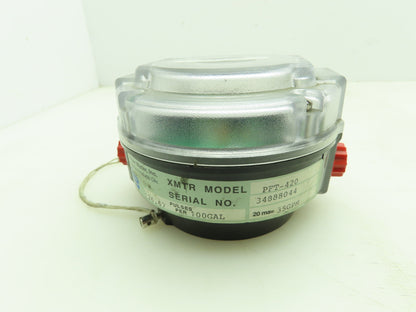 Badger Meter PFT420 Pulse Meter 35 GPM Flow Monitor 126.67 Pulses Per 100 Gallon