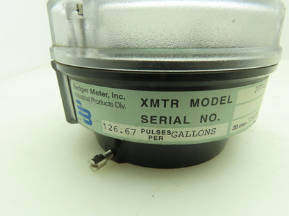 Badger Meter PFT420 Pulse Meter 35 GPM Flow Monitor 126.67 Pulses Per Gallons