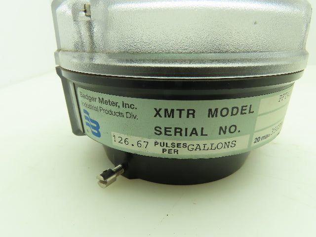 Badger Meter PFT420 Pulse Meter 35 GPM Flow Monitor 126.67 Pulses Per Gallons