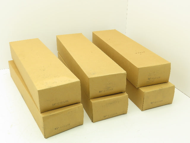 18" Garage Shop Brush Wooden Push Broom Head 4" Palmyra Fill  Lot of 6