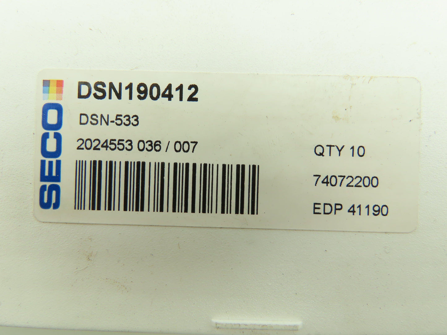 Seco Tool DSN190412 Carbide Insert Seat Anvil Shim Lot of 30
