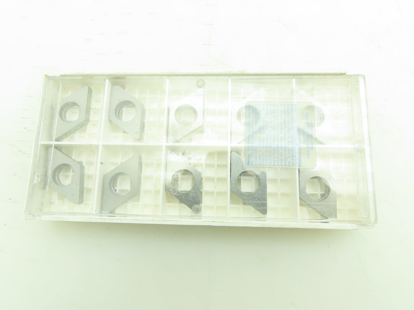 Seco Tool DSN190412 Carbide Insert Seat Anvil Shim Lot of 30