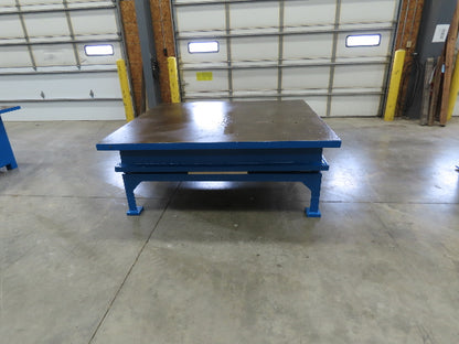 2-1/4" Top Heavy Duty Cast Iron Steel Fabrication Table Work Bench 79"x73"x32"
