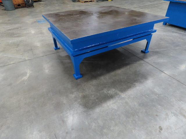 2-1/4" Top Heavy Duty Cast Iron Steel Fabrication Table Work Bench 79"x73"x32"
