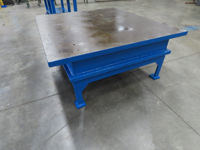 2-1/4" Top Heavy Duty Cast Iron Steel Fabrication Table Work Bench 79"x73"x32"