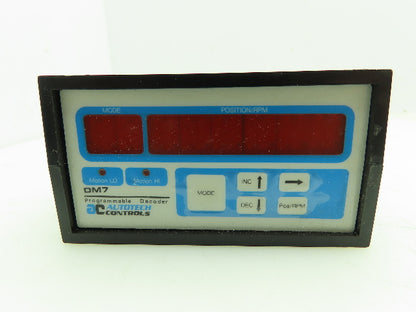 Autotech DM7-A0P00-010 Programmable Resolver Decoder Encoder Digital Panel Meter