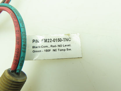 SMD FM22-0150-TNC Combination Float Level Temperature Switch NC 150F Open