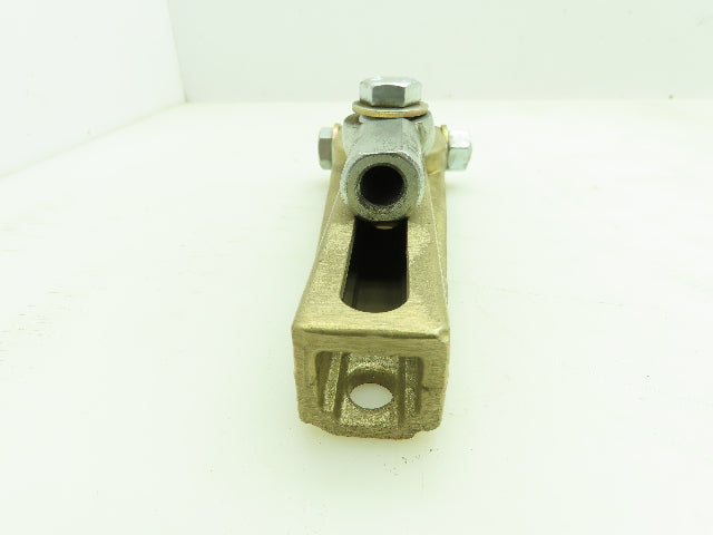 Honeywell 087449 Adjustable Actuator Arm Brass 1" ID For Shaft 1/2-20 Thread