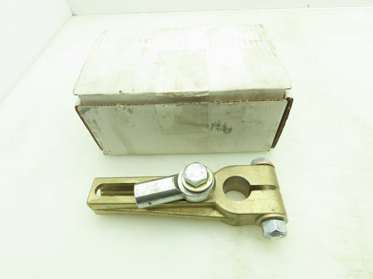 Honeywell 087449 Adjustable Actuator Arm Brass 1" ID For Shaft 1/2-20 Thread