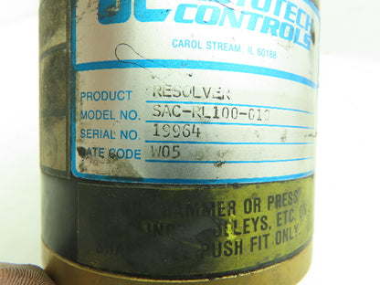 AC Autotech Controls SAC-RL100-010 Geared Resolver Rotary Encoder 4"
