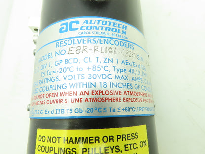 AC Autotech Controls E8R-RL101-032MC Explosion Proof Geared Digital Resolver