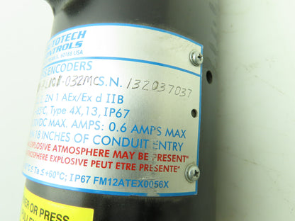 AC Autotech Controls E8R-RL101-032MC Explosion Proof Geared Digital Resolver