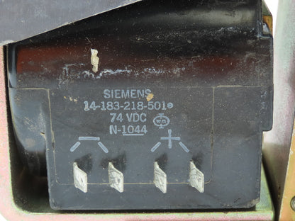 Siemens 14-193-100-562 DC Contactor 600VDC 1000A 72VDC Coil Single Pole