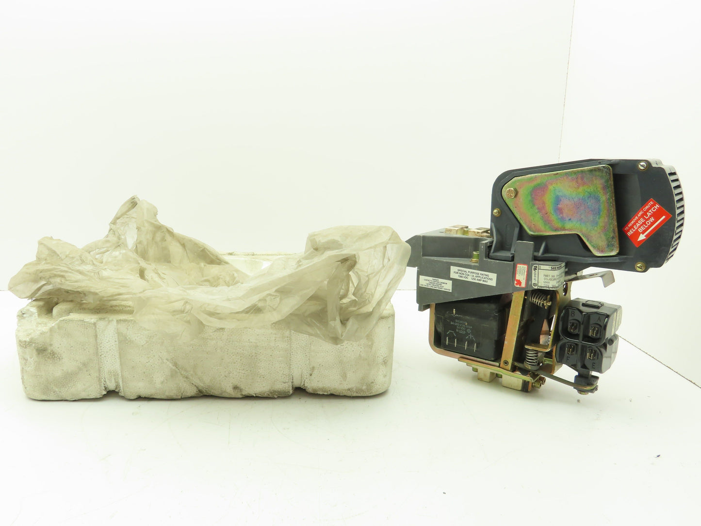 Siemens 14-193-100-562 DC Contactor 600VDC 1000A 72VDC Coil Single Pole