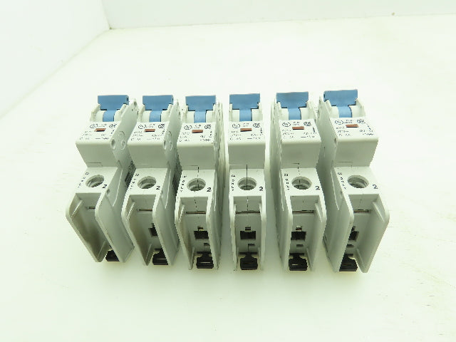 Allen Bradley 1489-A1C040 4A Circuit Breaker Series A 277V 1 Pole 4 Amp Lot of 6
