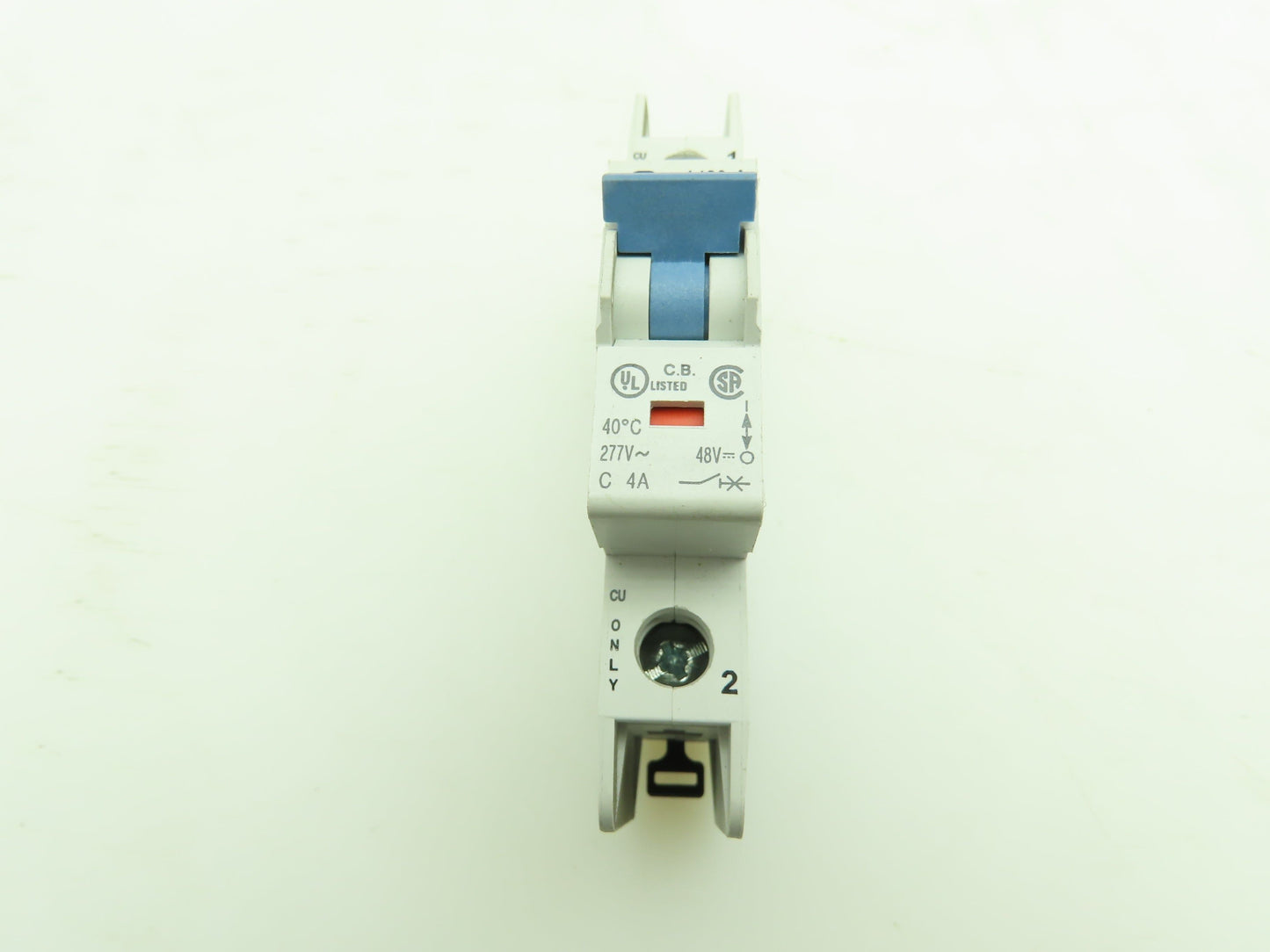 Allen Bradley 1489-A1C040 4A Circuit Breaker Series A 277V 1 Pole 4 Amp Lot of 6