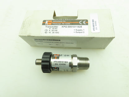Kobold KPG-0001011825 Pressure Transmitter 0-10 PSI Transducer