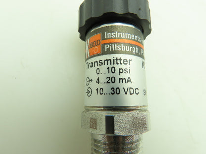 Kobold KPG-0001011825 Pressure Transmitter 0-10 PSI Transducer