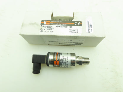 Kobold KPK-030001127 Pressure Transmitter 0-3000 PSI Transducer
