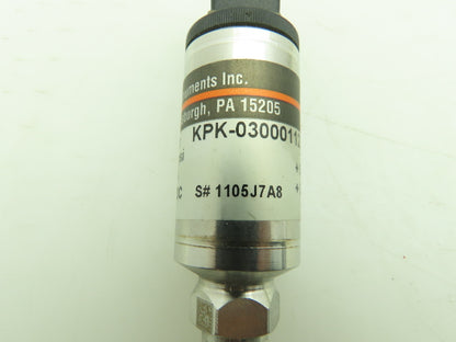 Kobold KPK-030001127 Pressure Transmitter 0-3000 PSI Transducer