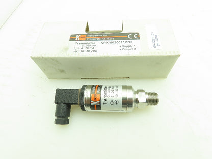 Kobold KPK-003001127D Pressure Transmitter 0-300 PSI Transducer