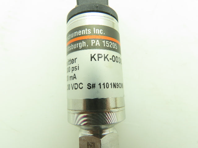 Kobold KPK-003001127D Pressure Transmitter 0-300 PSI Transducer