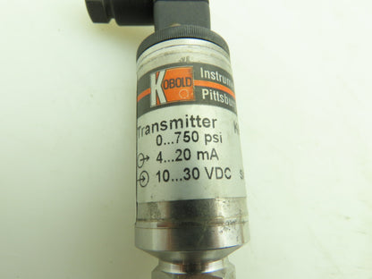 Kobold KPK-007501127 Pressure Transmitter 0-750 PSI Transducer