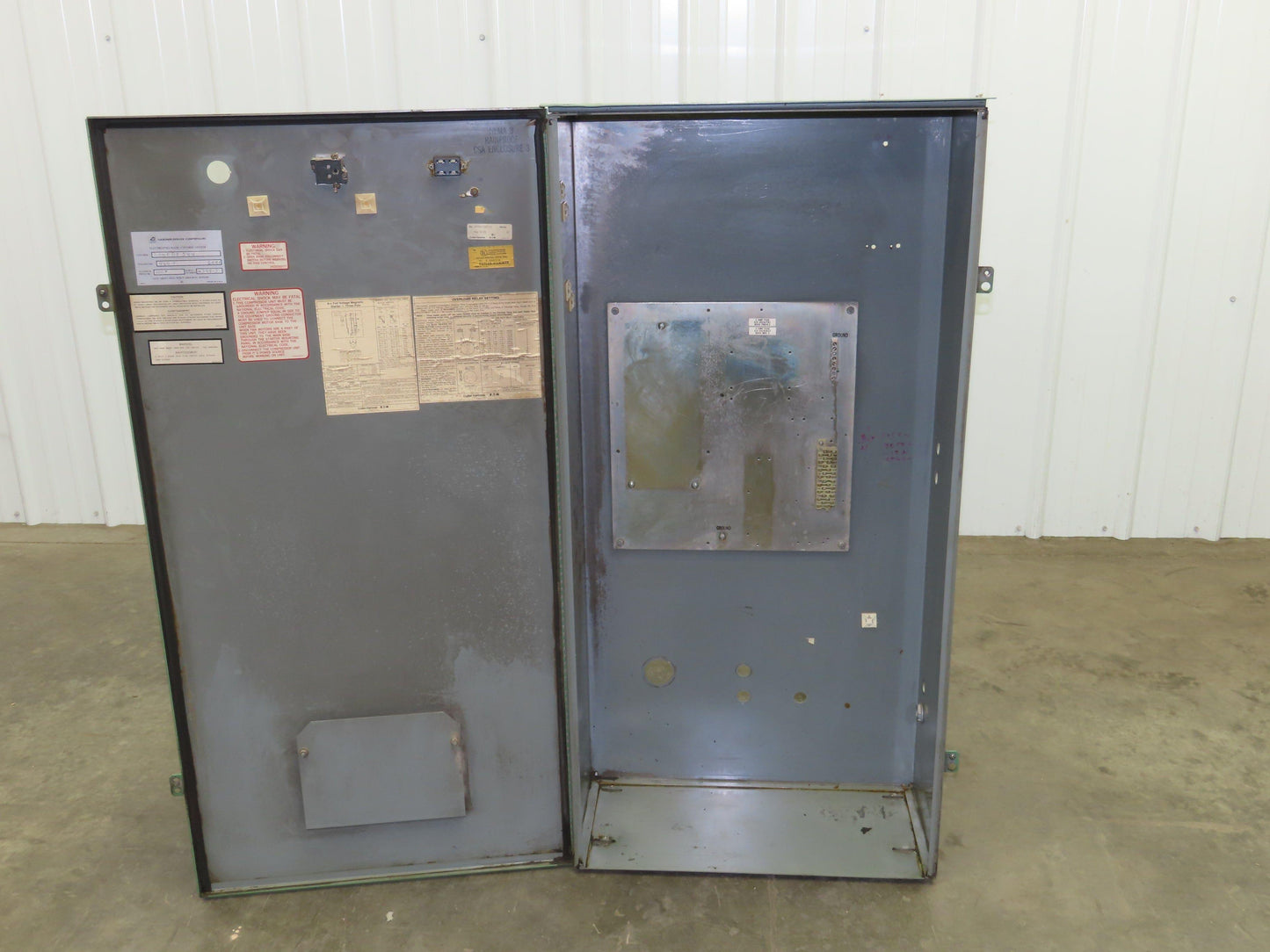 Cuttler Hammer Eaton A999AY257-1C Electrical Enclosure 47x23x10.5" Control Panel