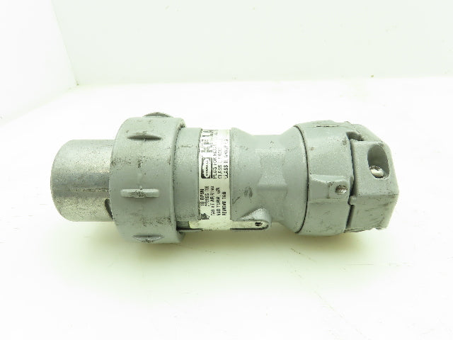 Killark Hubbell VP3485 Pin Sleeve Plug 3W 4P 30A 600V