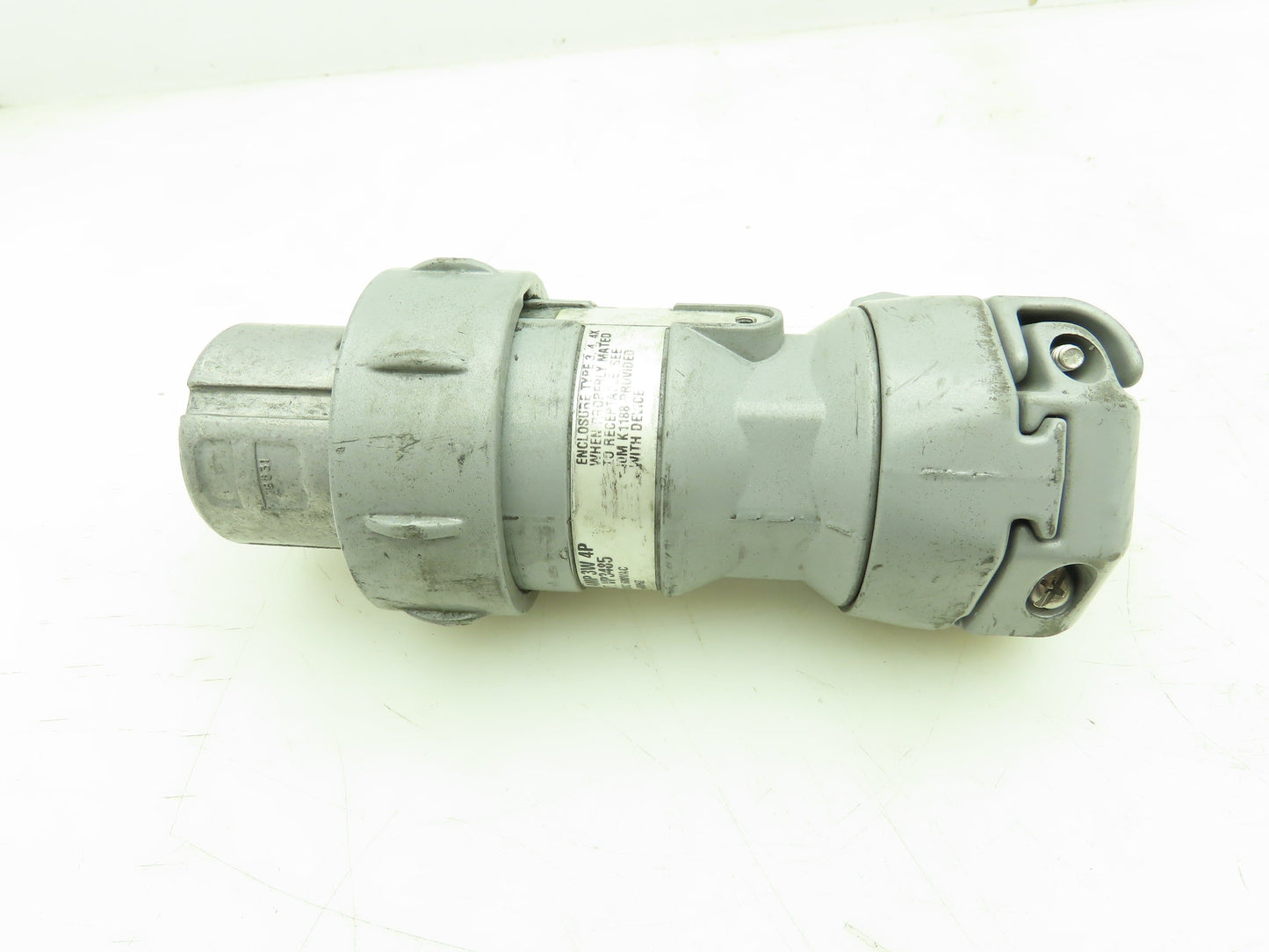 Killark Hubbell VP3485 Pin Sleeve Plug 3W 4P 30A 600V