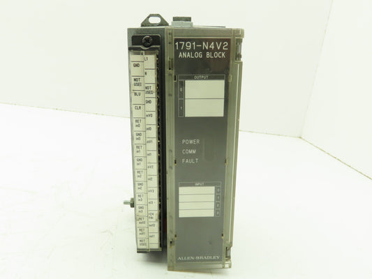 Allen Bradley 1791-N4V2 Analog Block 24VDC Input Output Module