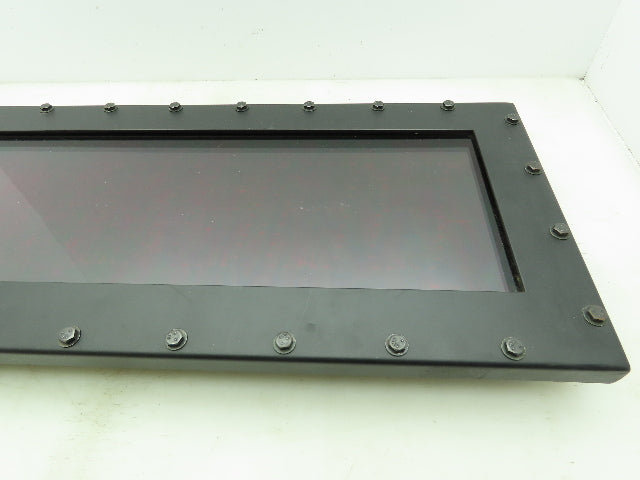 Large Digital Counter Timer 5" Red LED 6-Digit Steel Display