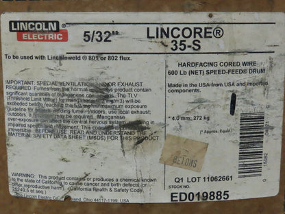 Lincoln LAC-B2 Lincolnweld 5/32" SAW Submerged Arc Welding Wire 630lb (2) Drums