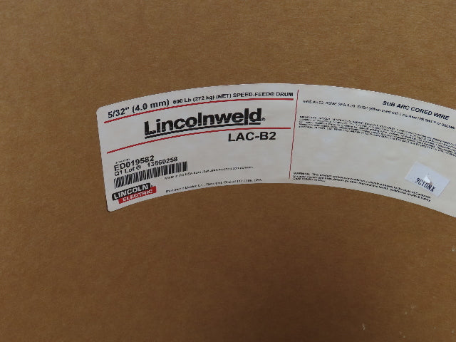 Lincoln LAC-B2 Lincolnweld 5/32" SAW Submerged Arc Welding Wire 630lb (2) Drums