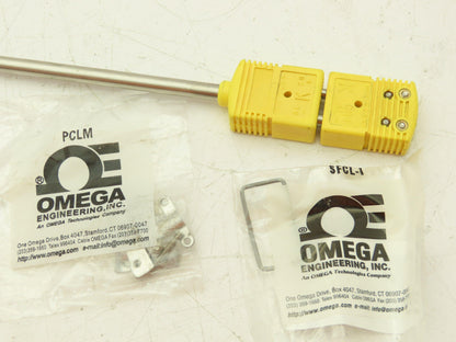 Omega KQXL-14G-18 Temperature Probe Sensor Transducer 18" Long 1/4" Dia