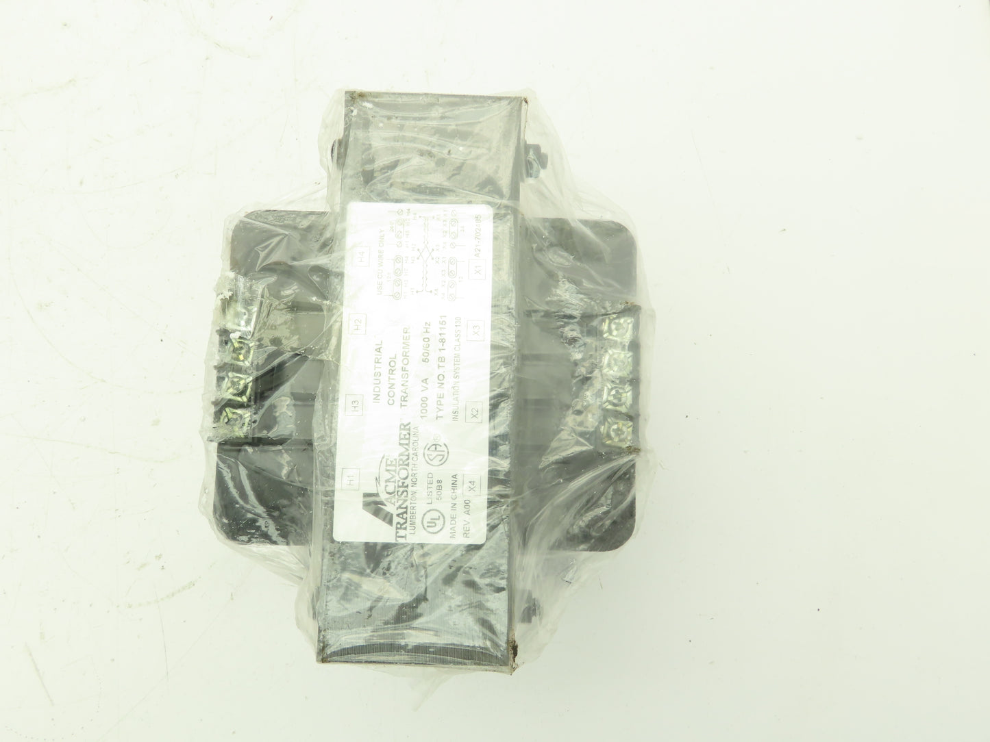 ACME Electric TB1-81151 Power Control Transformer 1.0KVA PRI 120X240 SEC 12/24V