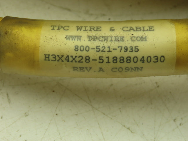 TPC Wire & Cable Cord Set 12 Pin Cannon-G 28-51 Male Female Ends 12AWG 30' Long